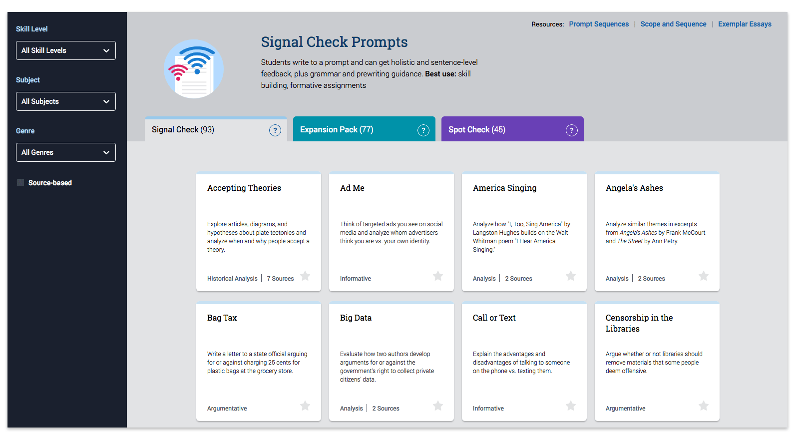 Creating Assignments